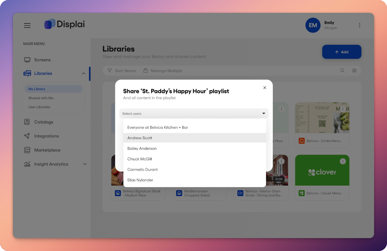 Sharing Content — screenshot 2