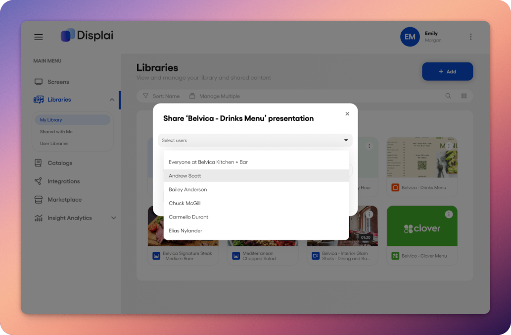 Sharing Content — screenshot 4