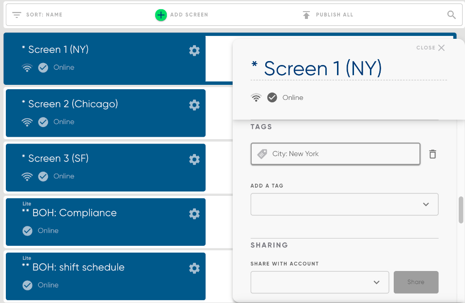Using Rules & Tags — screenshot 3