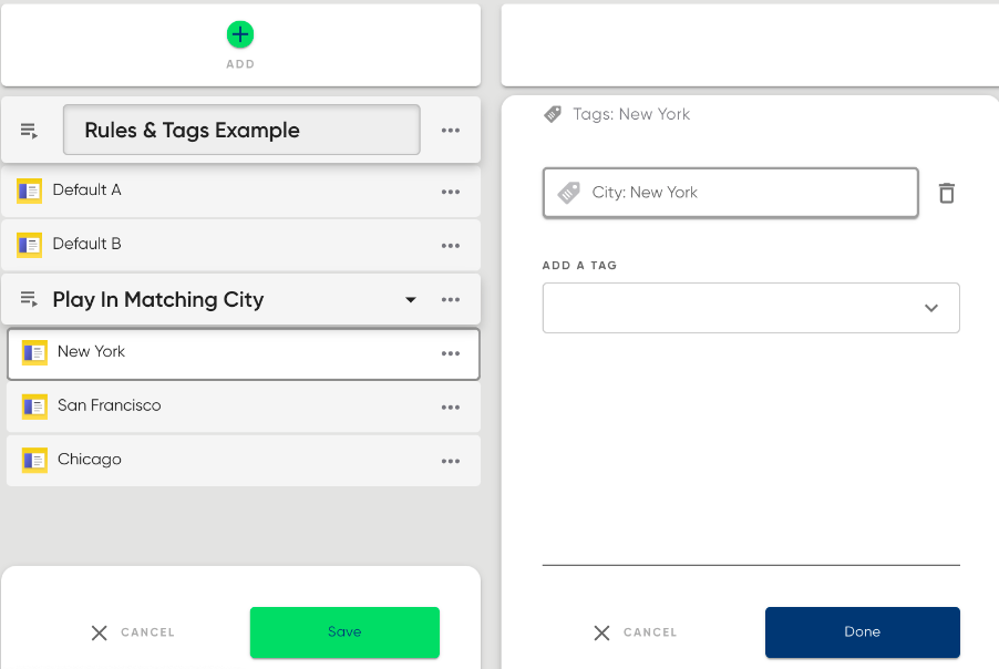 Using Rules & Tags — screenshot 5