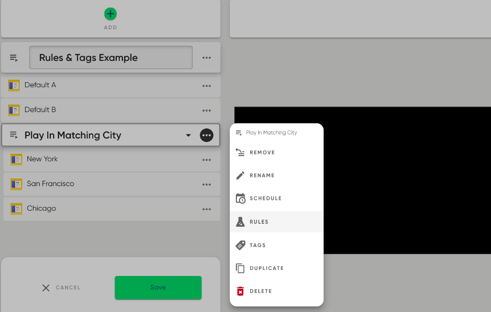 Using Rules & Tags — screenshot 6