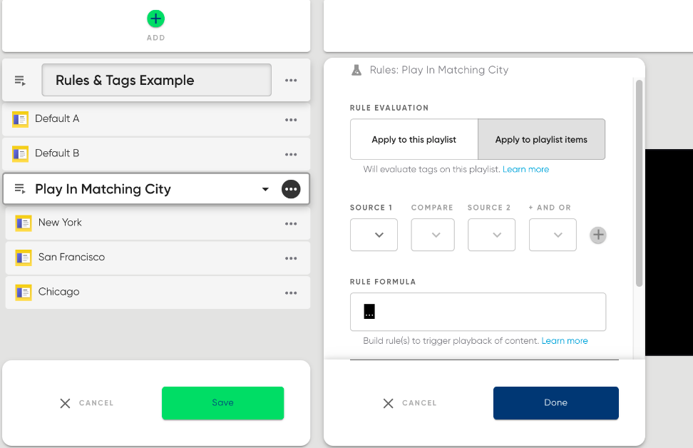 Using Rules & Tags — screenshot 7