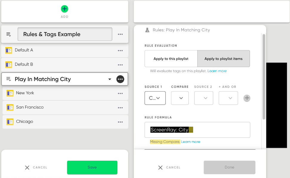 Using Rules & Tags — screenshot 9