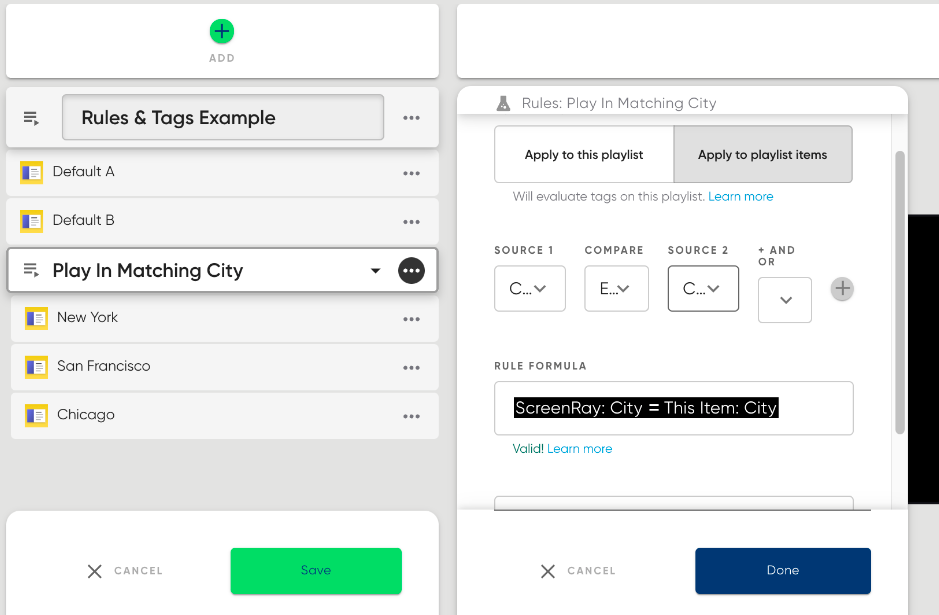 Using Rules & Tags — screenshot 12