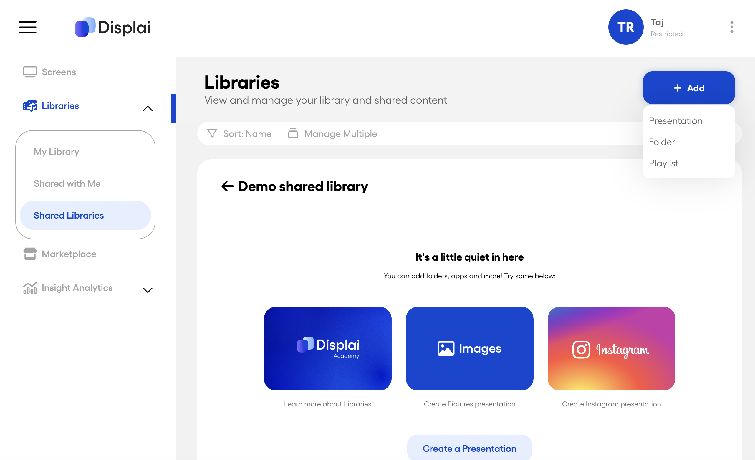 Add content — screenshot 4