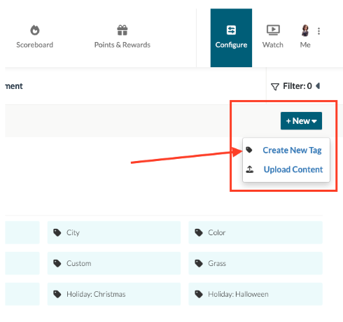 To Access Content Management — screenshot 2