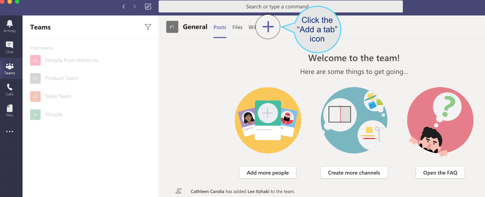 Steps to Add a Hoopla Channel Tab — screenshot 1