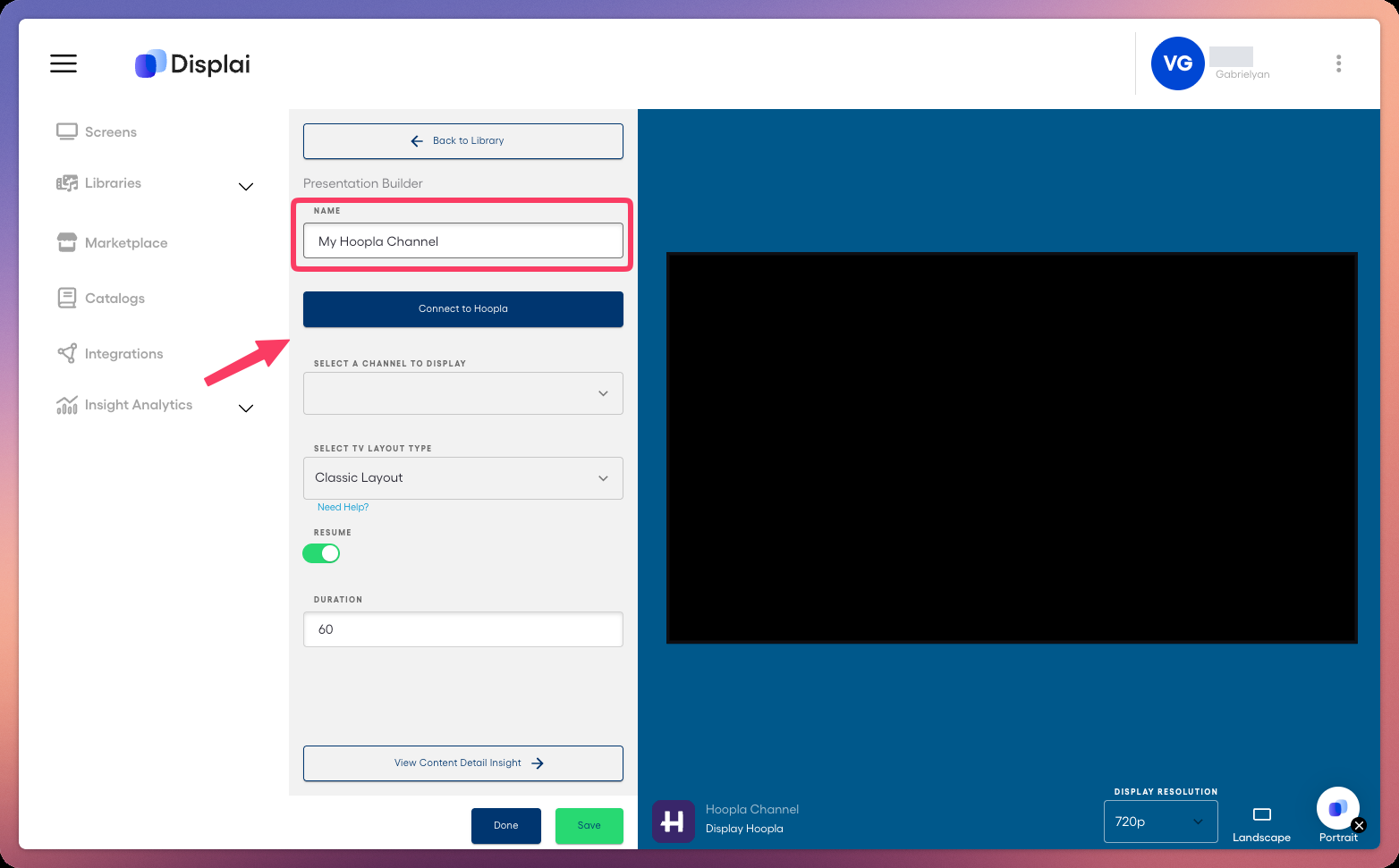 Set up your Hoopla Channel in the App — screenshot 3