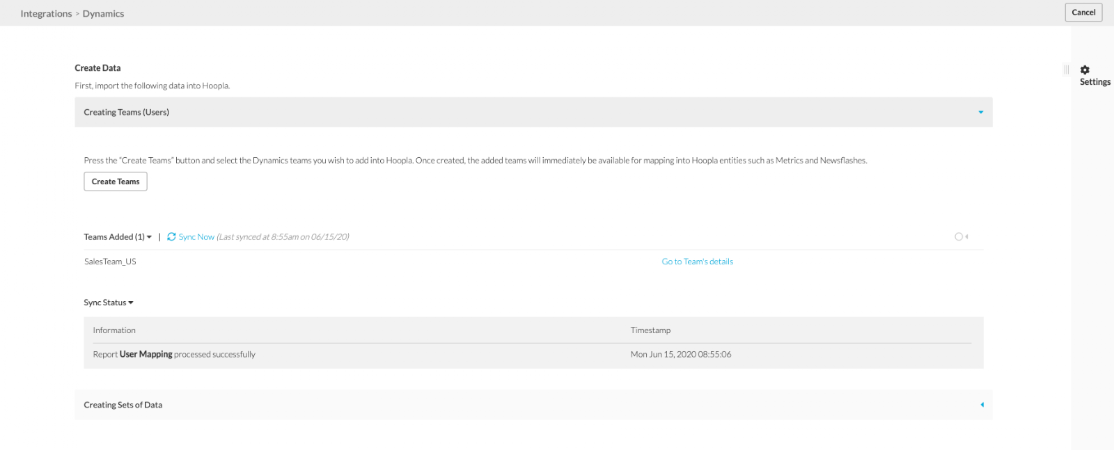 Create Users & Teams in Dynamics — screenshot 1