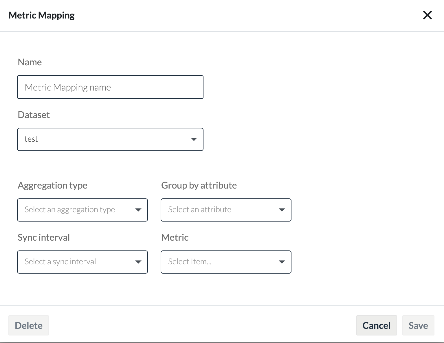 Data & Metric Mapping — screenshot 2