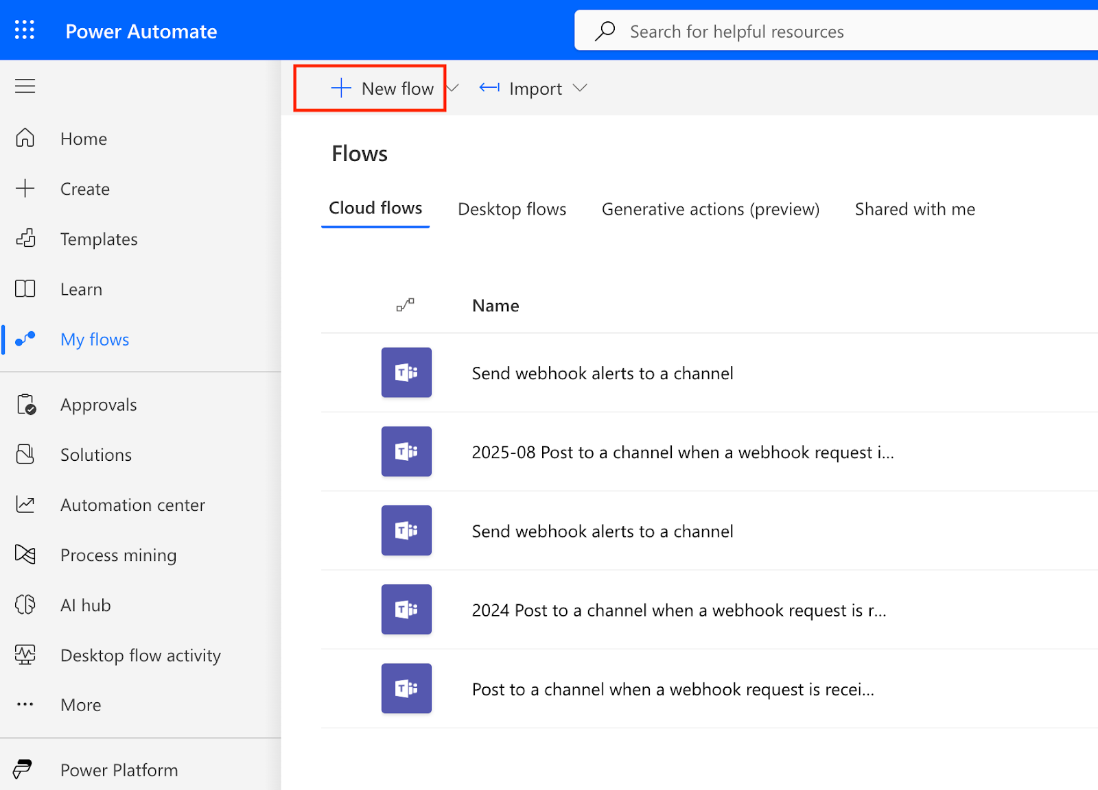(Alternative )How to set up a workflow from Microsoft PowerAutomate using a template — screenshot 8
