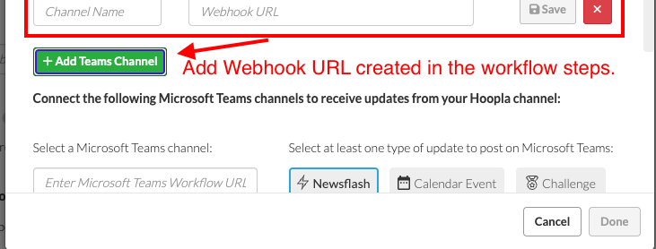 Add Your Preferences in the Channels Area — screenshot 12