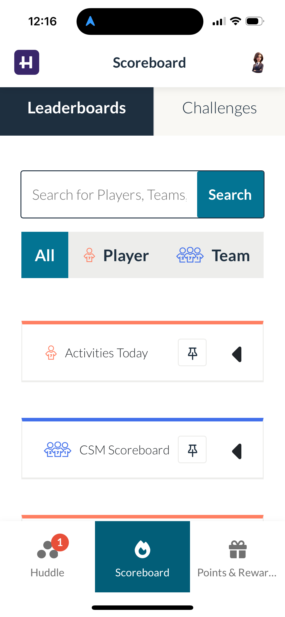Scoreboard: — screenshot 4