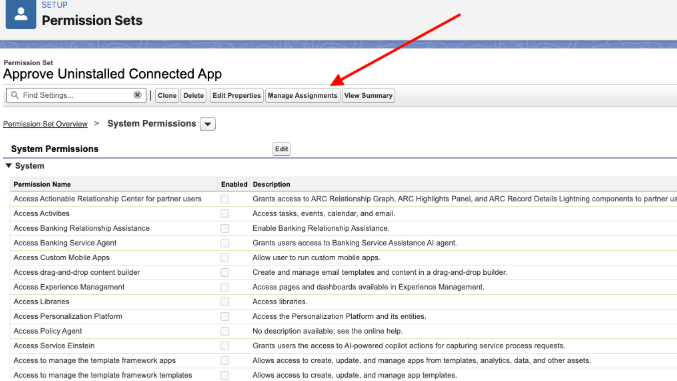 How to add the permission at the user level using Permission Sets — screenshot 9
