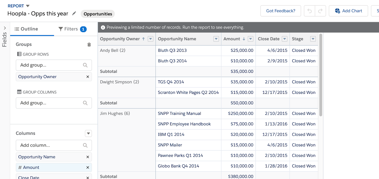 Part I: Use Salesforce Reports to Populate Hoopla Data — screenshot 2