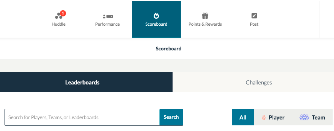 Scoreboard - Leaderboard Section — screenshot 1