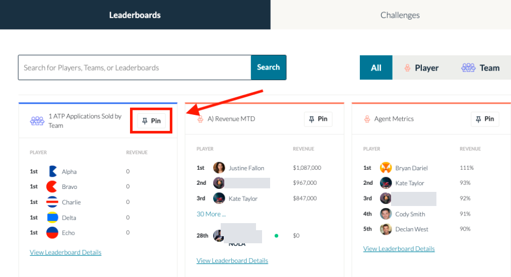Scoreboard - Leaderboard Section — screenshot 2