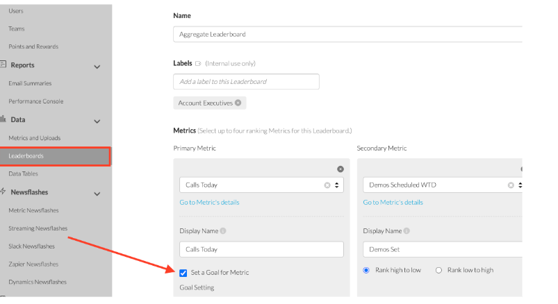 To add a target — screenshot 4