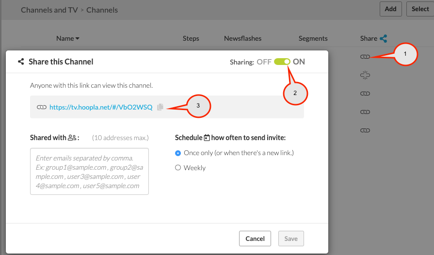 Step 2: Copy the link — screenshot 1