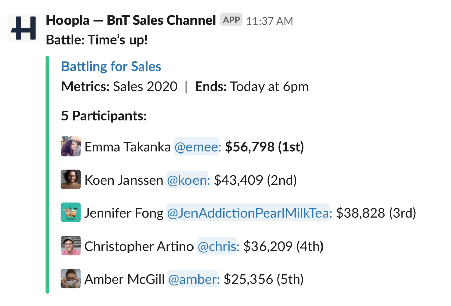 Hoopla to Slack Challenges — screenshot 1