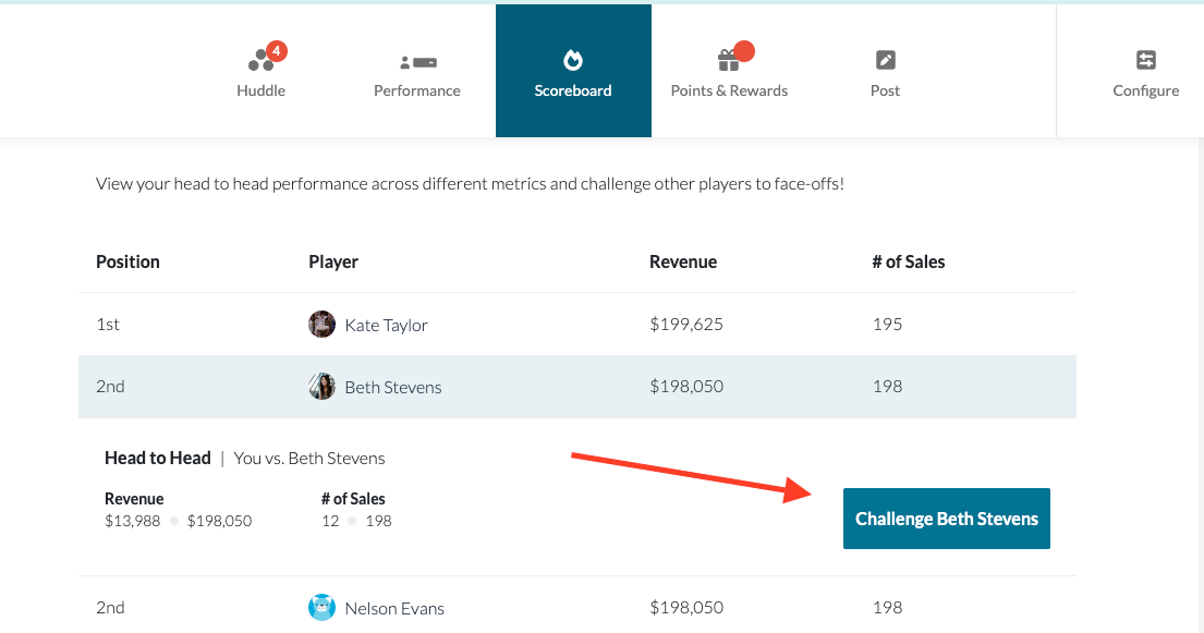 How to Create a Faceoff with Another Player — screenshot 5