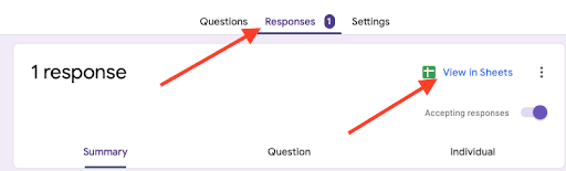 How to turn a Survey into a Leaderboard — screenshot 2