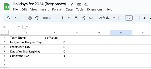 How to turn a Survey into a Leaderboard — screenshot 5
