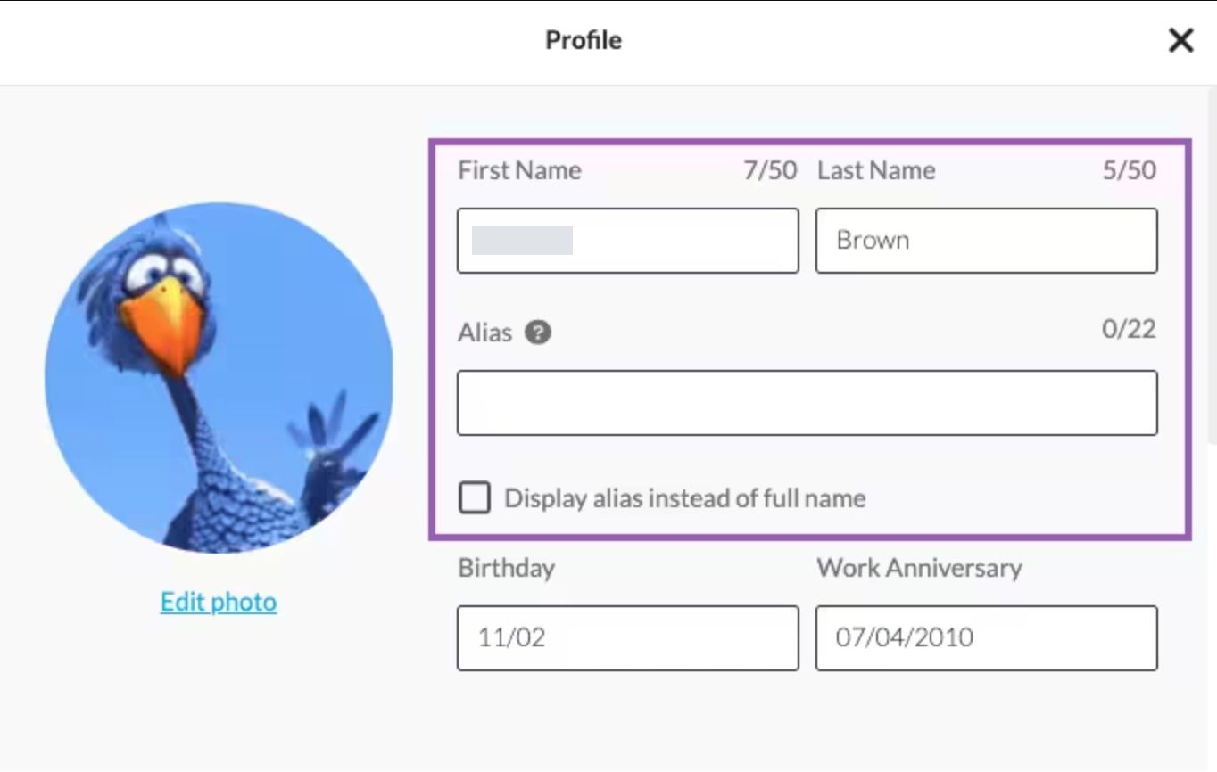 Update your Name and Email. — screenshot 4