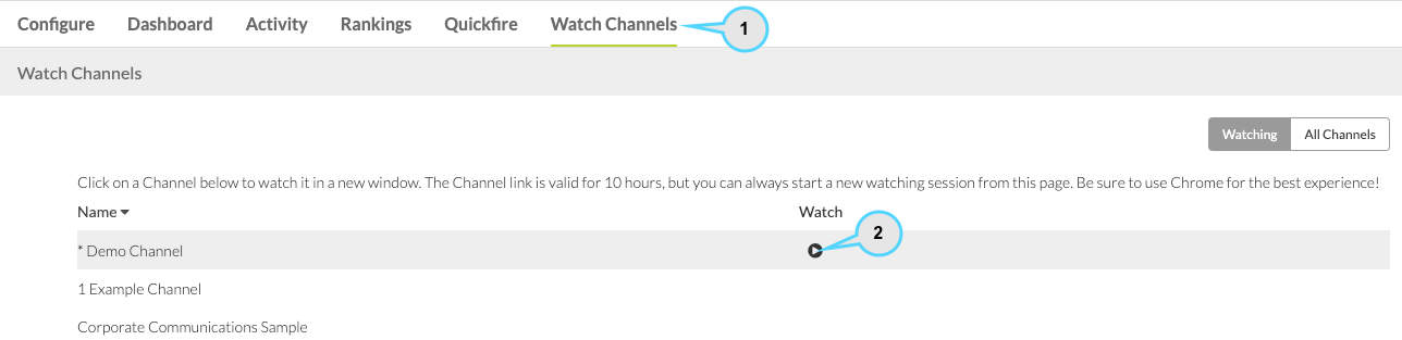 Watch Channels on Your Computer — screenshot 1